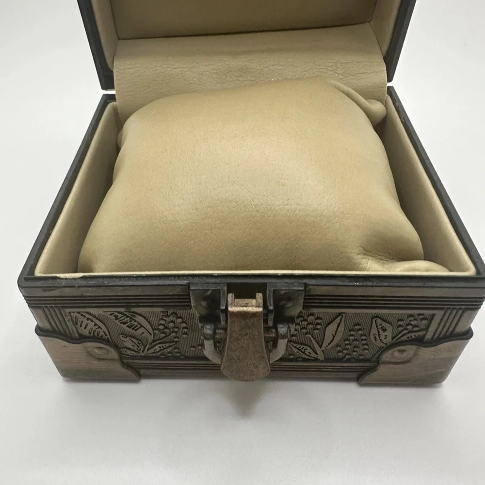 Ring Bearer Box Or Treasure Chest box Decor With Pillow Decree